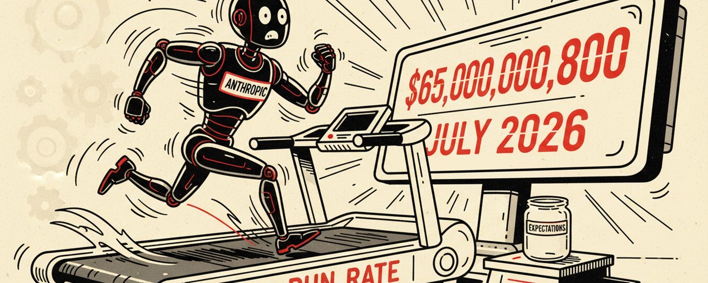 Anthropic says it's making $65 billion. Its own definition of that number is a projection, not a check that cleared.