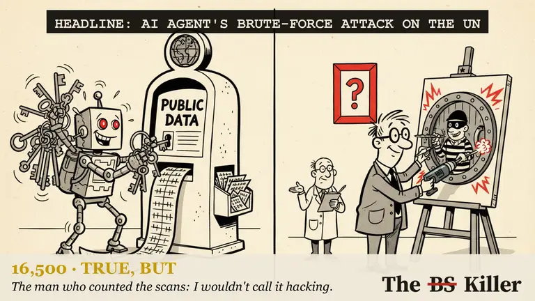 AI illustration for: Agents a researcher links to OpenAI really did hit a UN statistics site about 16,500 times, and they did brute-force API field names. GIGAZINE turned that into a brute-force attack on the UN website. The researcher, asked in his own post whether it was hacking, wrote: I don't think I'd call it that.
